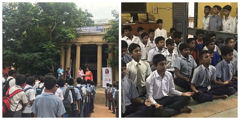 Student Outreach Programme At Aliya Boys High School, Abids.